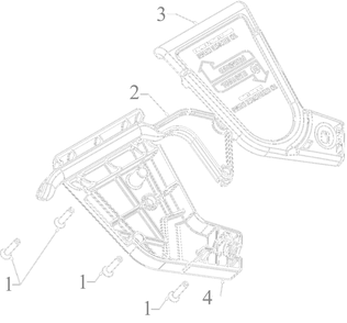 Squeezebox Diagram and Parts List for 12AVU2V3752 2022 Yard Machines Lawn Mower